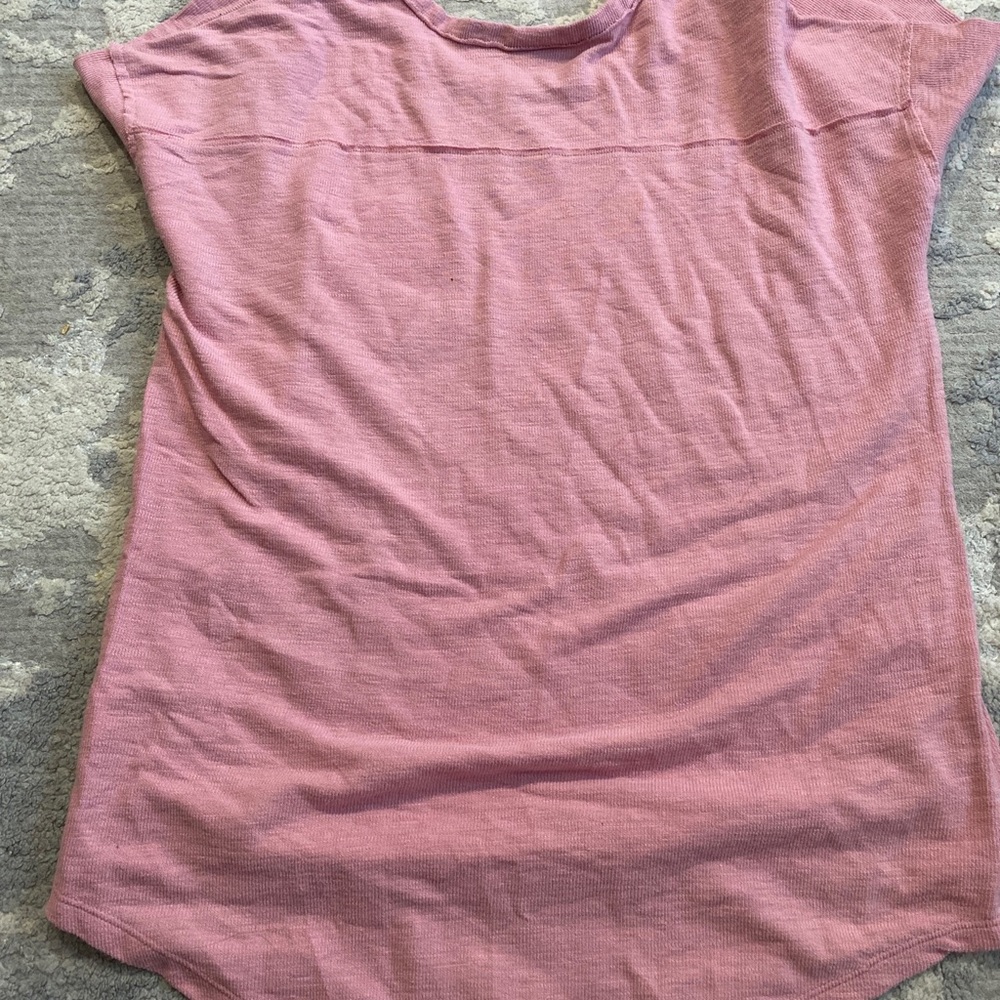 Pink Blouse Long Sleeve Pullover Size M /a.n.a A New Aproach Soft EUC - Picture 6 of 6